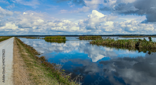 Florida clouds over water and mangrove © Darrell