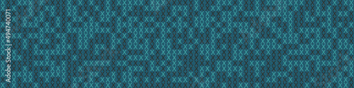 Abstract Geometric Pattern generative computational art illustration