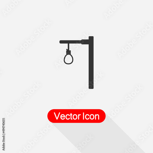 Noose Icon Vector Illustration Eps10