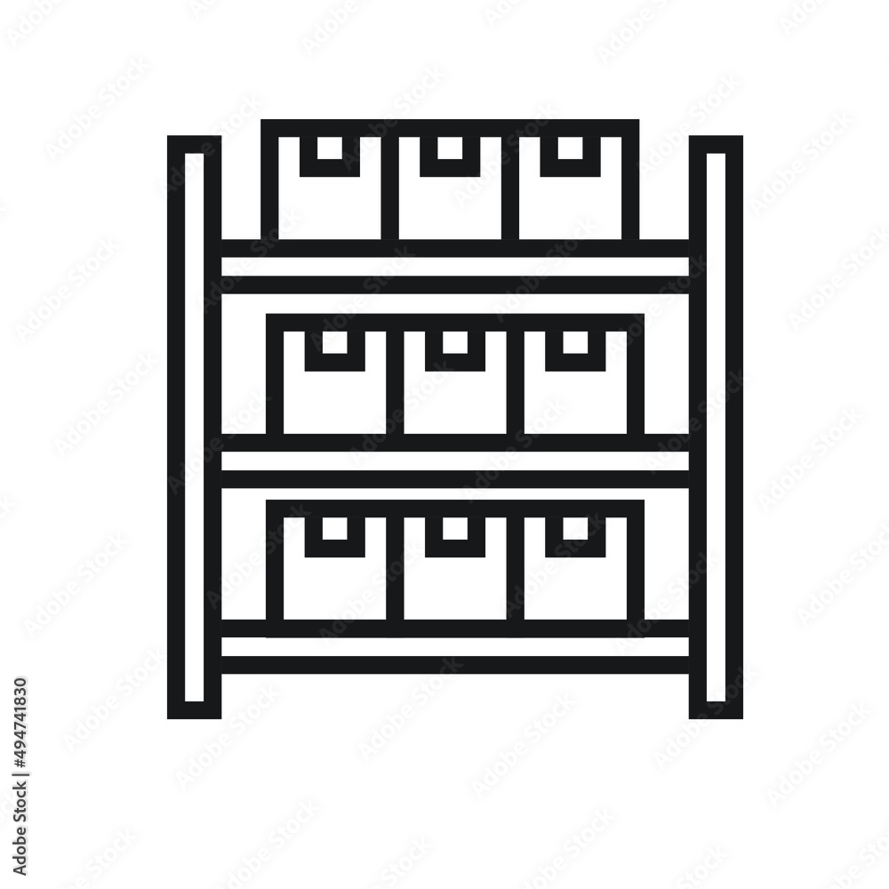 warehouse management icon set illustration. vector designs that are suitable for websites, apps and more. warehouse management icon set illustration. vector designs that are suitable for websites, apps and more.