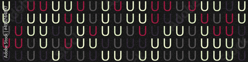 Abstract Geometric Pattern generative computational art illustration