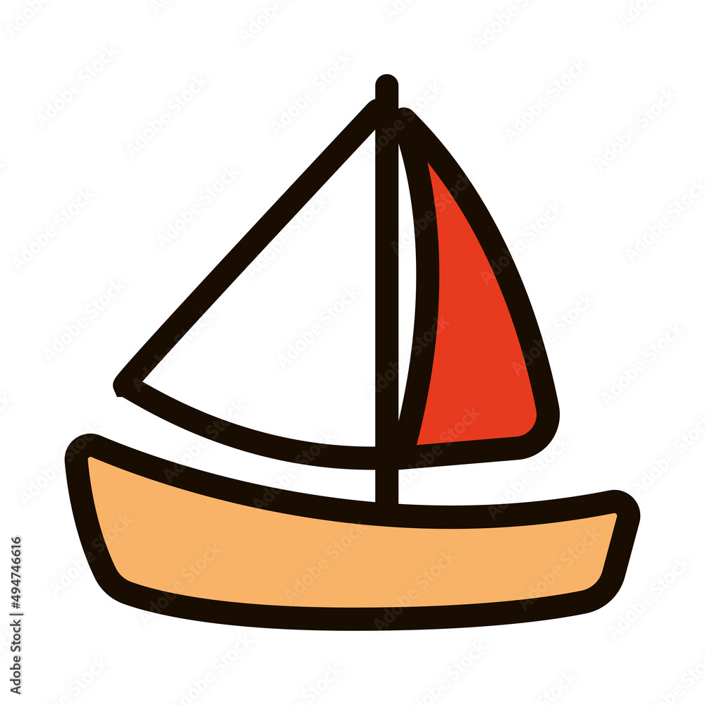 Isolated ship summer icon vector illustration Isolated ship summer icon vector illustration