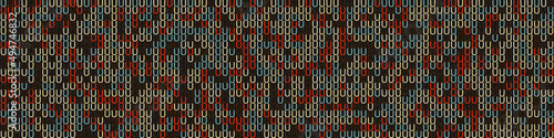 Abstract Geometric Pattern generative computational art illustration