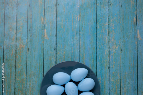Still life photo of easter eggs. Easter photo concept