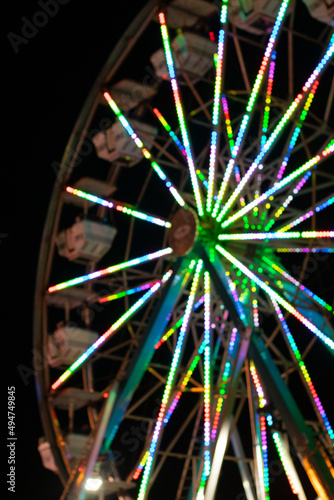 Blurry Ferris wheel