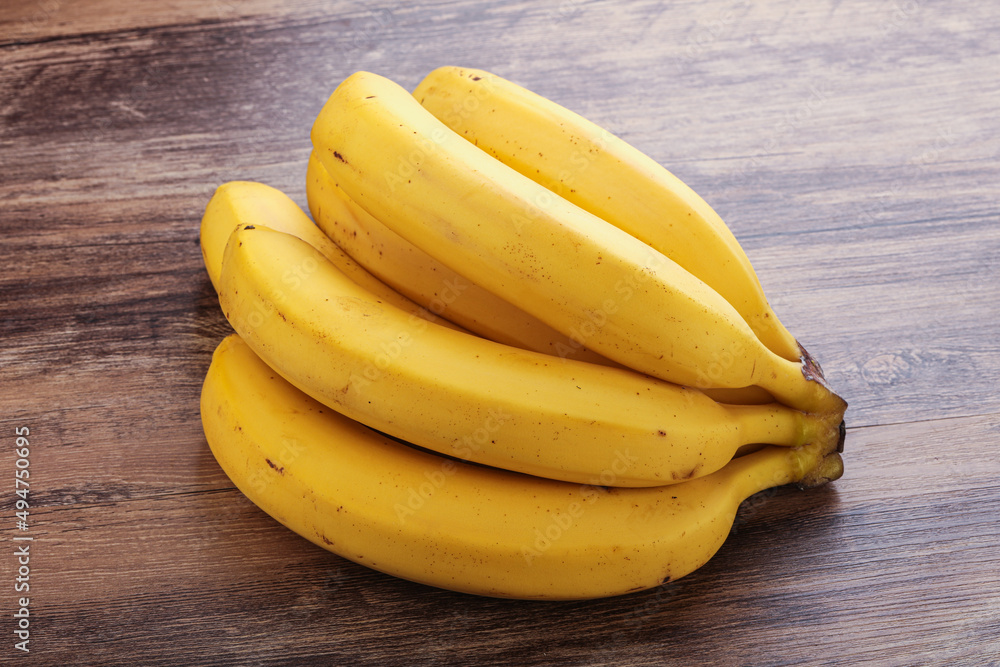 Tropical yellow banana fruit heap Tropical yellow banana fruit heap