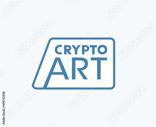 Crypto art message symbol