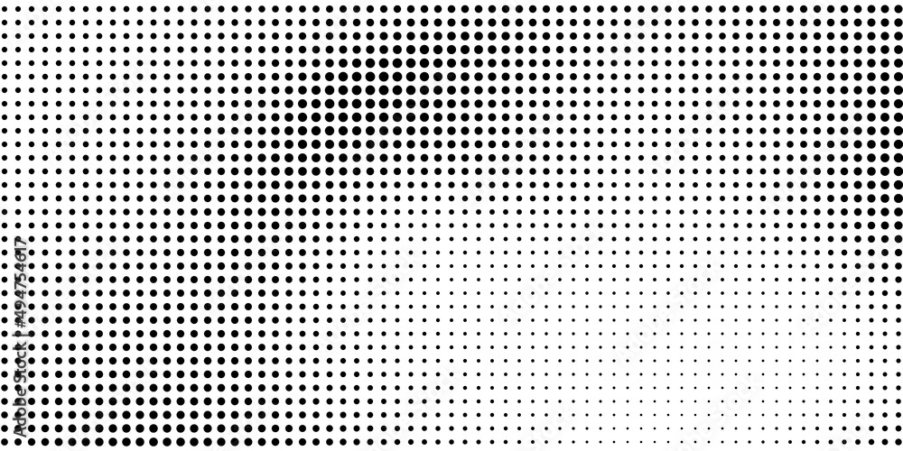 Black dots in modern style on a white background. Black dots in modern style on a white background.