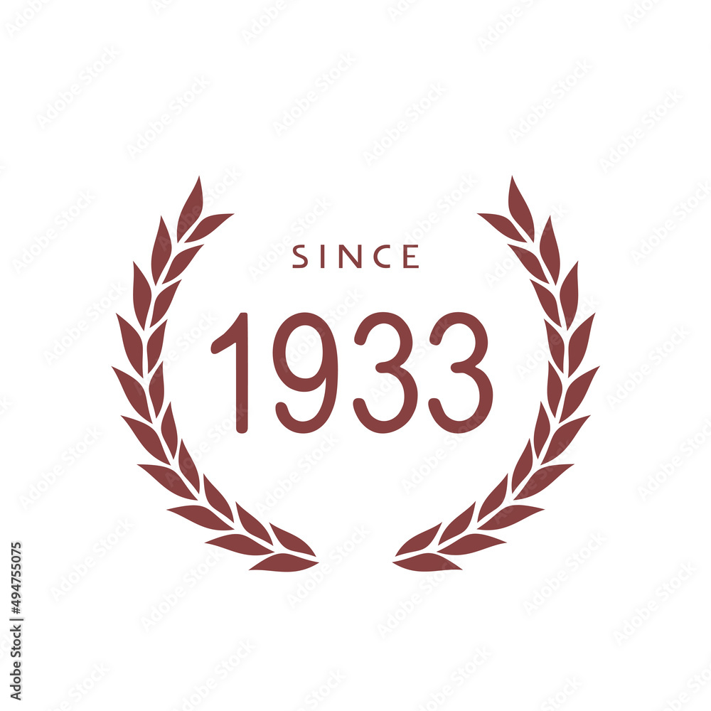 Obraz premium Since 1933 message