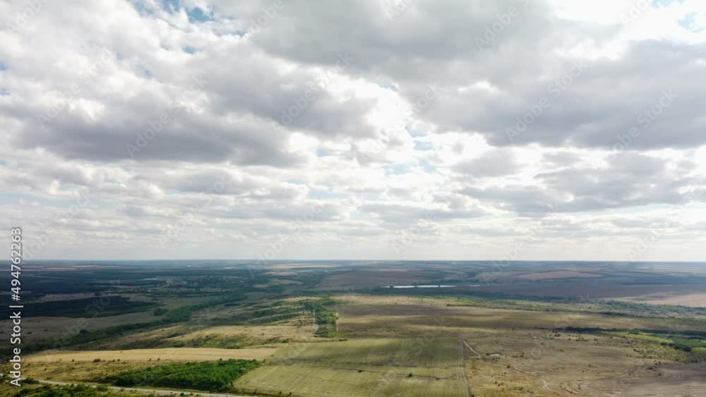 wheat fields aerial view. video from a quadrocopter wheat fields aerial view. video from a quadrocopter