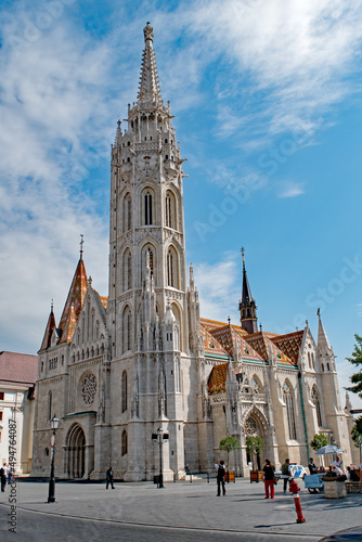 Mathias church, originally built in 1015, Budapest, Hungary.