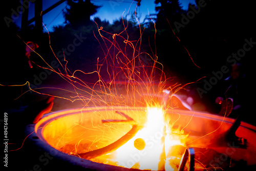 Ganz langes Lagerfeuer