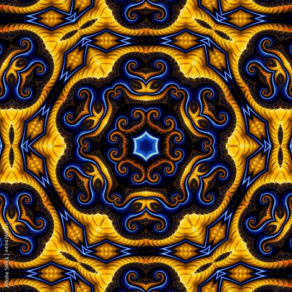 Blue Gold Abstract Art 573 Blue Gold Abstract Art 573