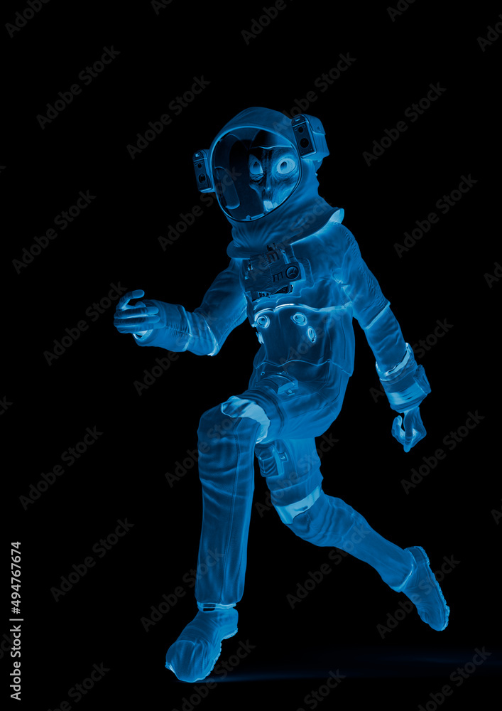 alien astronaut is running late alien astronaut is running late
