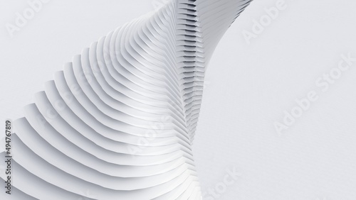 Fototapeta Naklejka Na Ścianę i Meble -  Futuristic architecture background 3d rendering