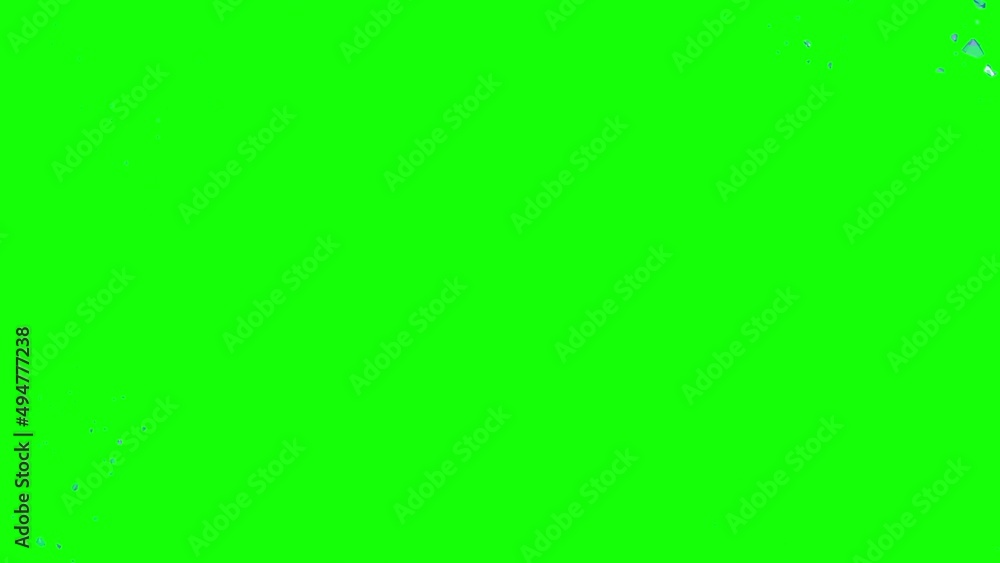 Ice crystals or glass surface cracks, breaks and falls in a hole revealing green screen and transparent background. 3D animated intro. Matte mask, chroma key, alpha channel ProRes 4444 in 4k UHD. Ice crystals or glass surface cracks, breaks and falls in a hole revealing green screen and transparent background. 3D animated intro. Matte mask, chroma key, alpha channel ProRes 4444 in 4k UHD.