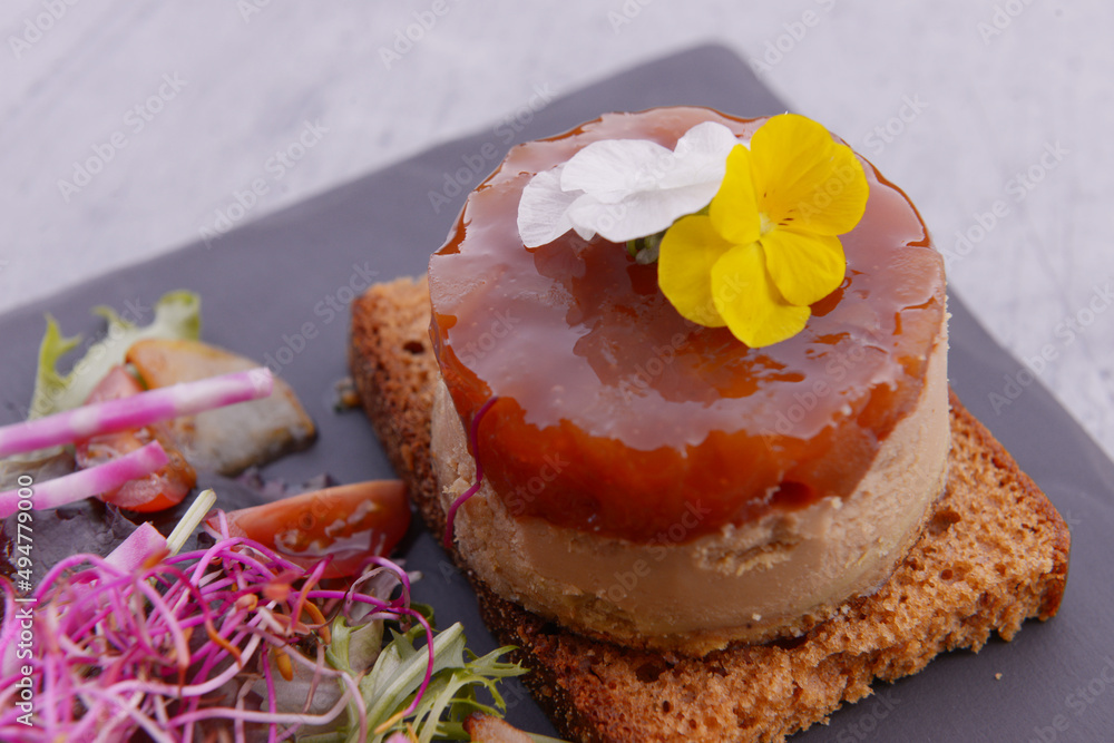 fois gras figue et fleur fois gras figue et fleur