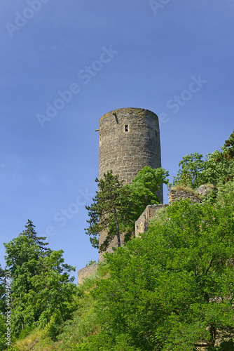 Medieval castle ruins Zebrak, Czech Republic photo