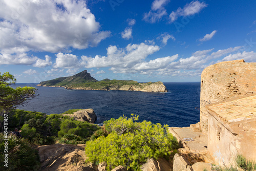 View of Sa Dragonera island in Mallorca (Spain) photo