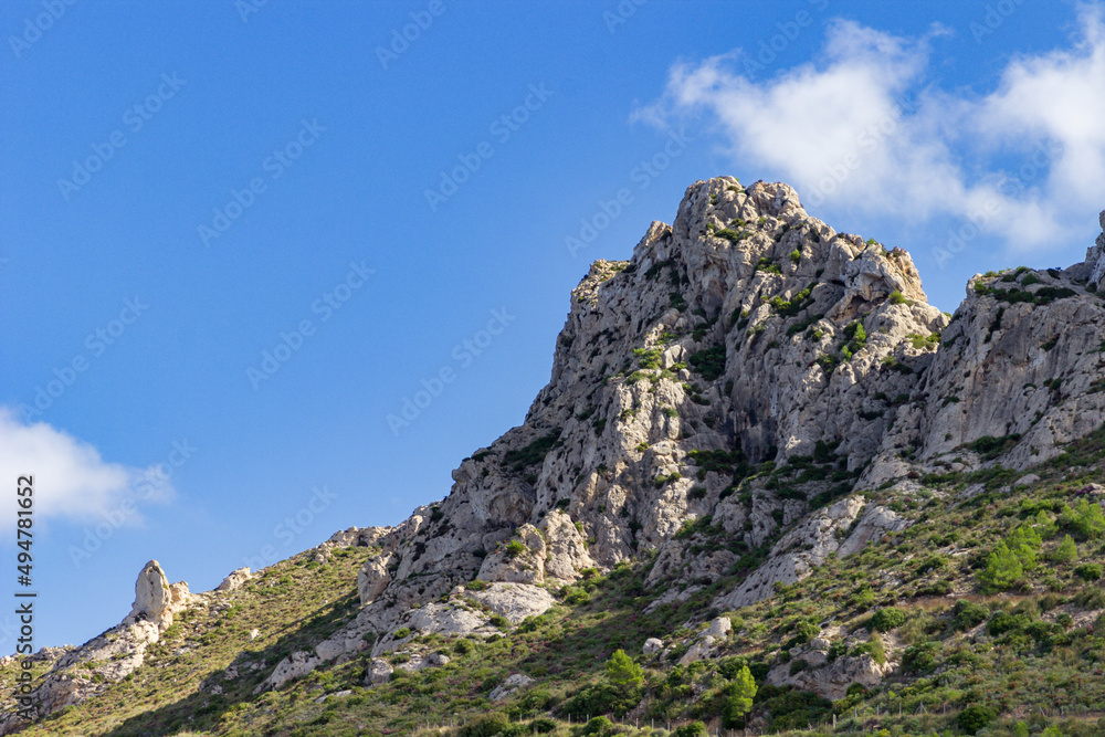 View of Sa Dragonera island in Mallorca (Spain)