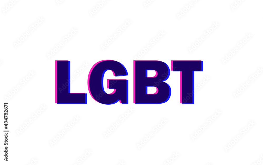 LGBT letters. Retro style. Vector Illustrator.
LGBT letters. Retro style. Vector Illustrator.