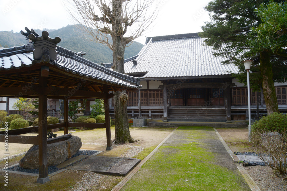 城下町出石　福成寺境内　兵庫県豊岡市