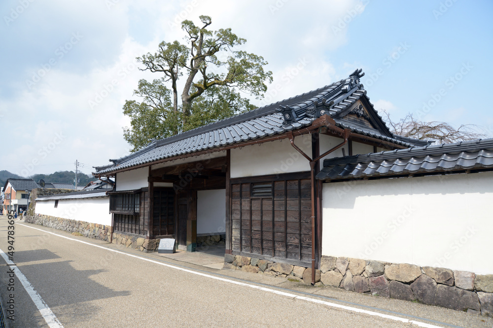 城下町出石　出石家老屋敷の長屋門　兵庫県豊岡市