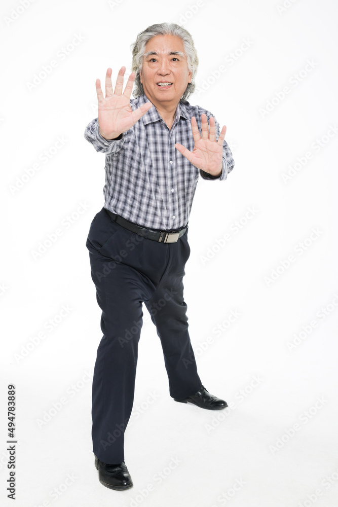 gray-haired retired elderly gray-haired retired elderly