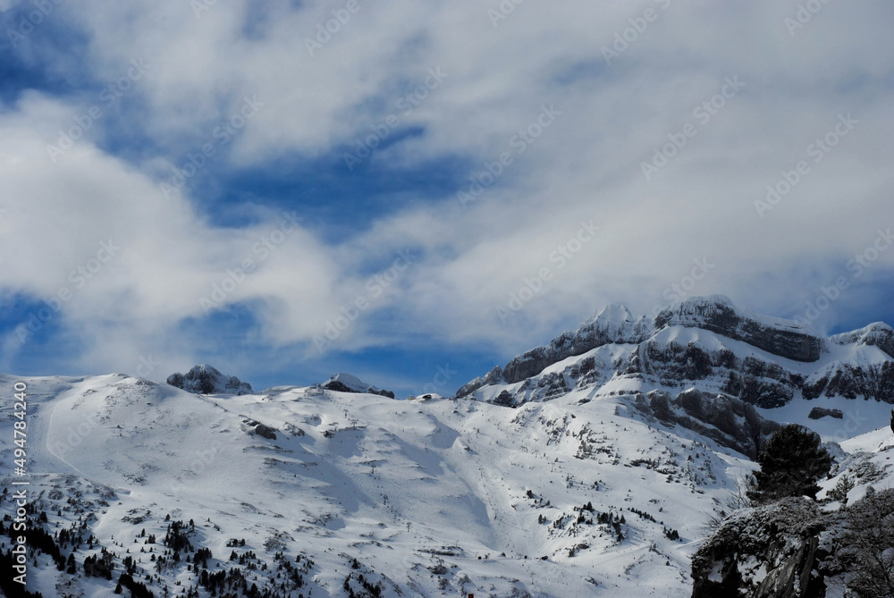 Snow-capped mountains of the Pyrenees (1)