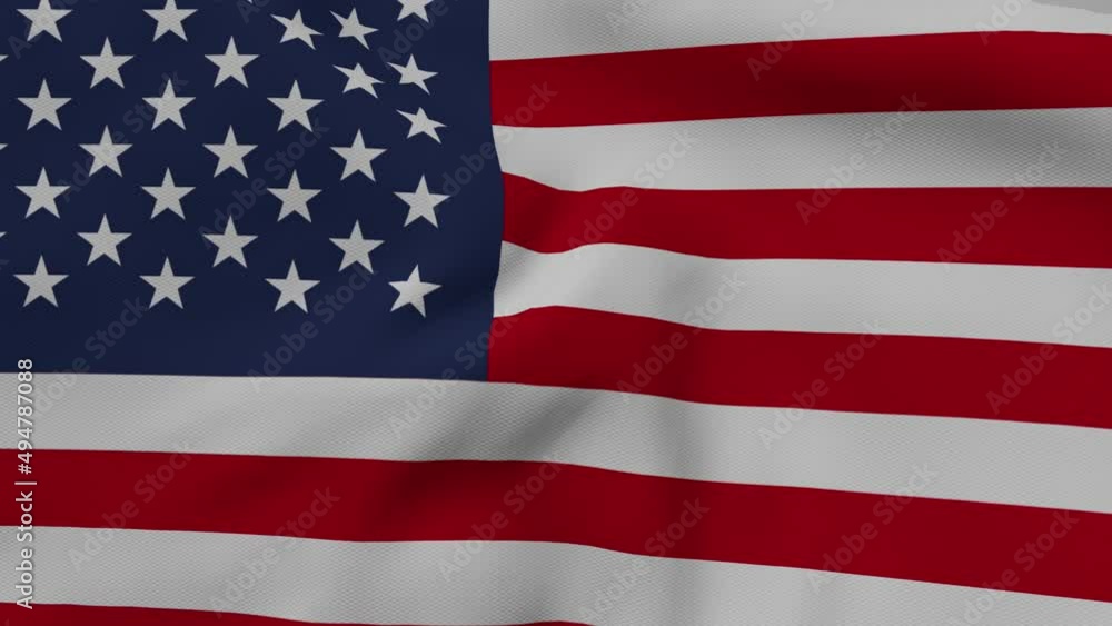 USA flag, flag fluttering like in the wind USA flag, flag fluttering like in the wind