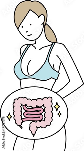 腸のイラスト