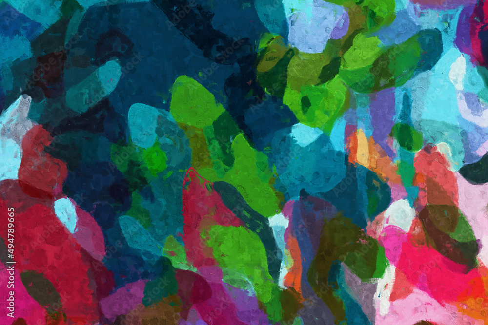 Abstract colorful oil painting texture Abstract colorful oil painting texture