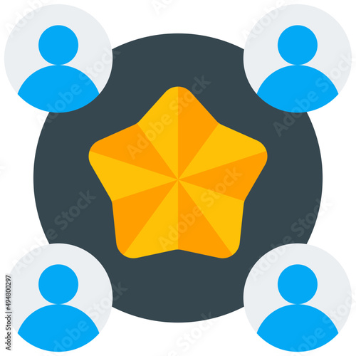 membership flat icon