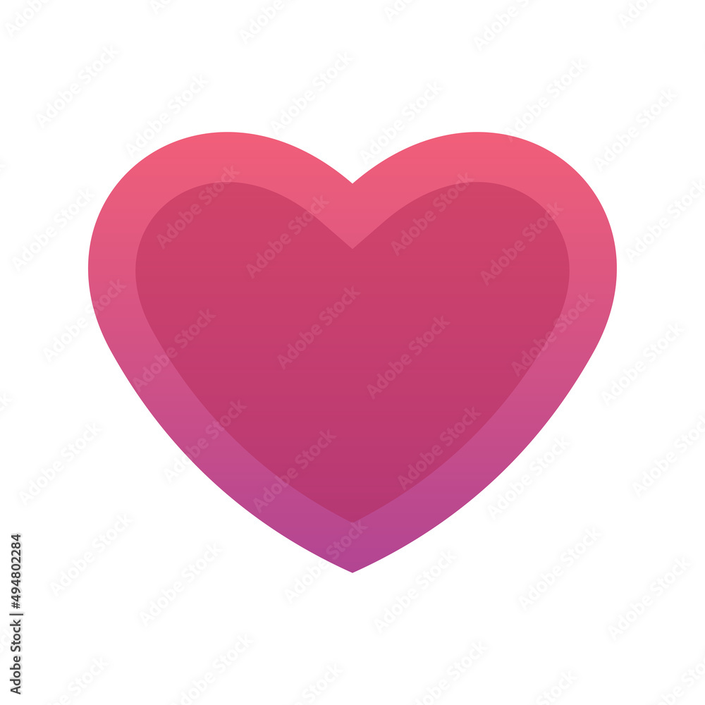 heart logo element design template icon