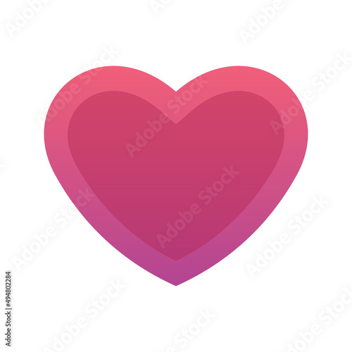 heart logo element design template icon