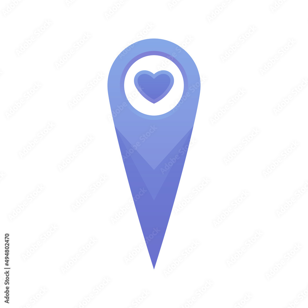 love location logo element design template icon love location logo element design template icon