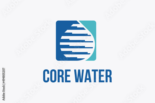 Logo water line