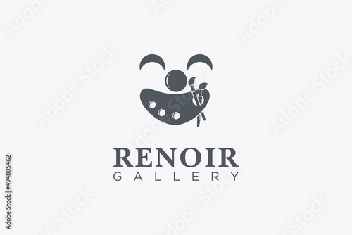 Logo clown art gallery