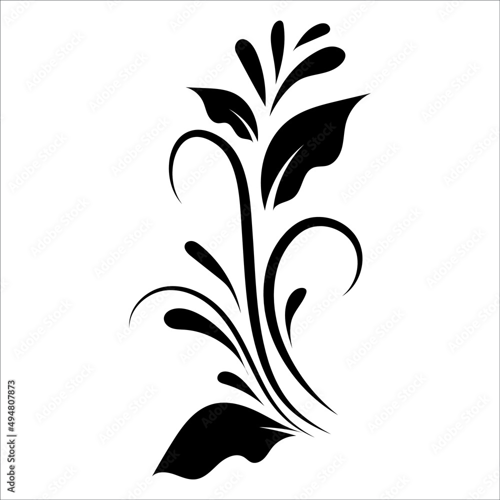 Floral Ornamental Borders Element Floral Ornamental Borders Element