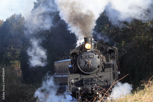 蒸気機関車走る photo