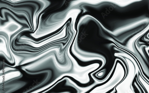 Abstract black liquid fluid texture marble background premium vector