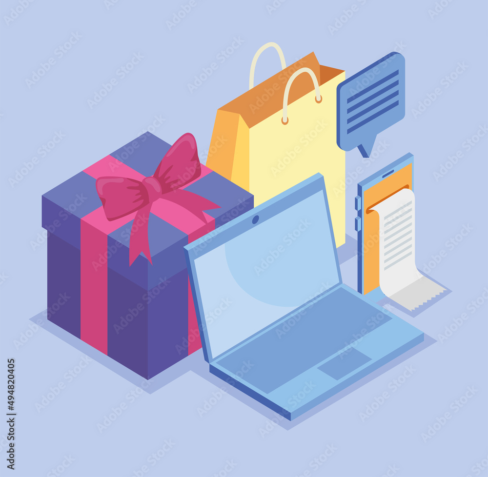 ecommerce in laptop and smartphone ecommerce in laptop and smartphone