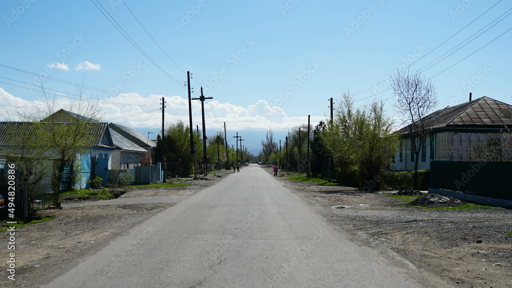 Rural empty road Rural empty road