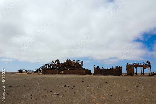 old abandoned diamond mine 