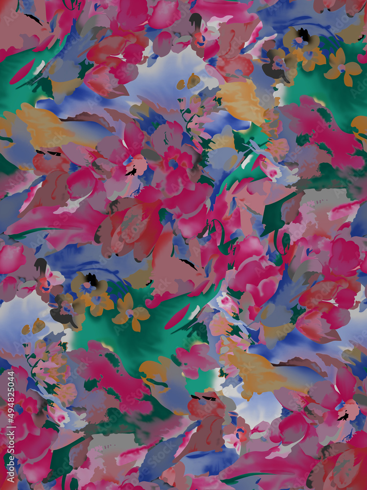 Abstract marbling art patterns watercolor background Textile Design Abstract marbling art patterns watercolor background Textile Design