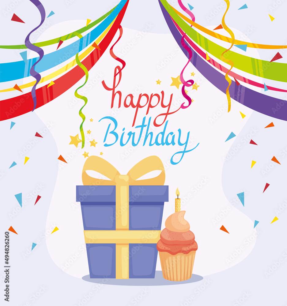 happy birthday lettering postcard happy birthday lettering postcard