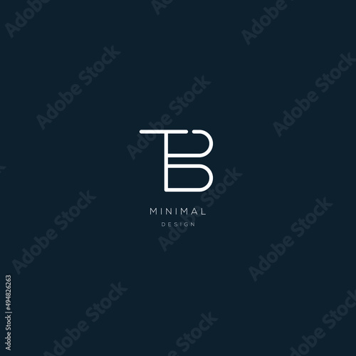 TB or BT letters Initial icons monogram vector inspiration logo design