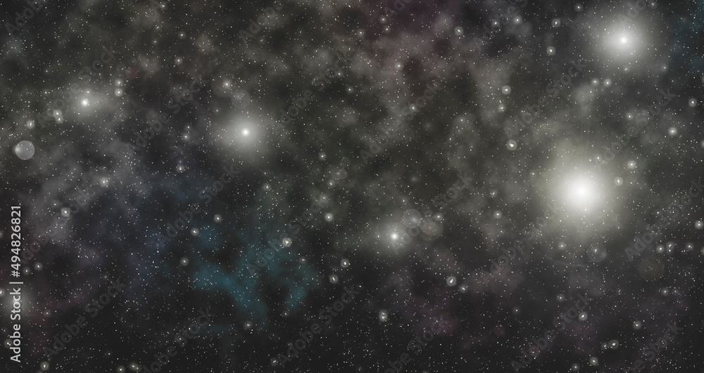 Beautiful constellation in space. Nebula background