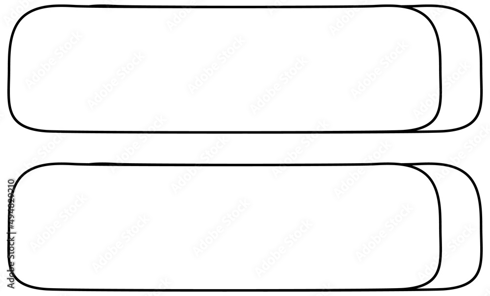 Equal sign black and white doodle character Equal sign black and white doodle character