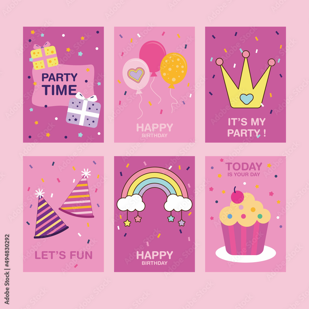 Happy birthday party invitation Happy birthday party invitation